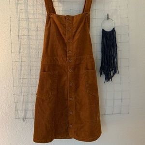 Corduroy Overall Dress